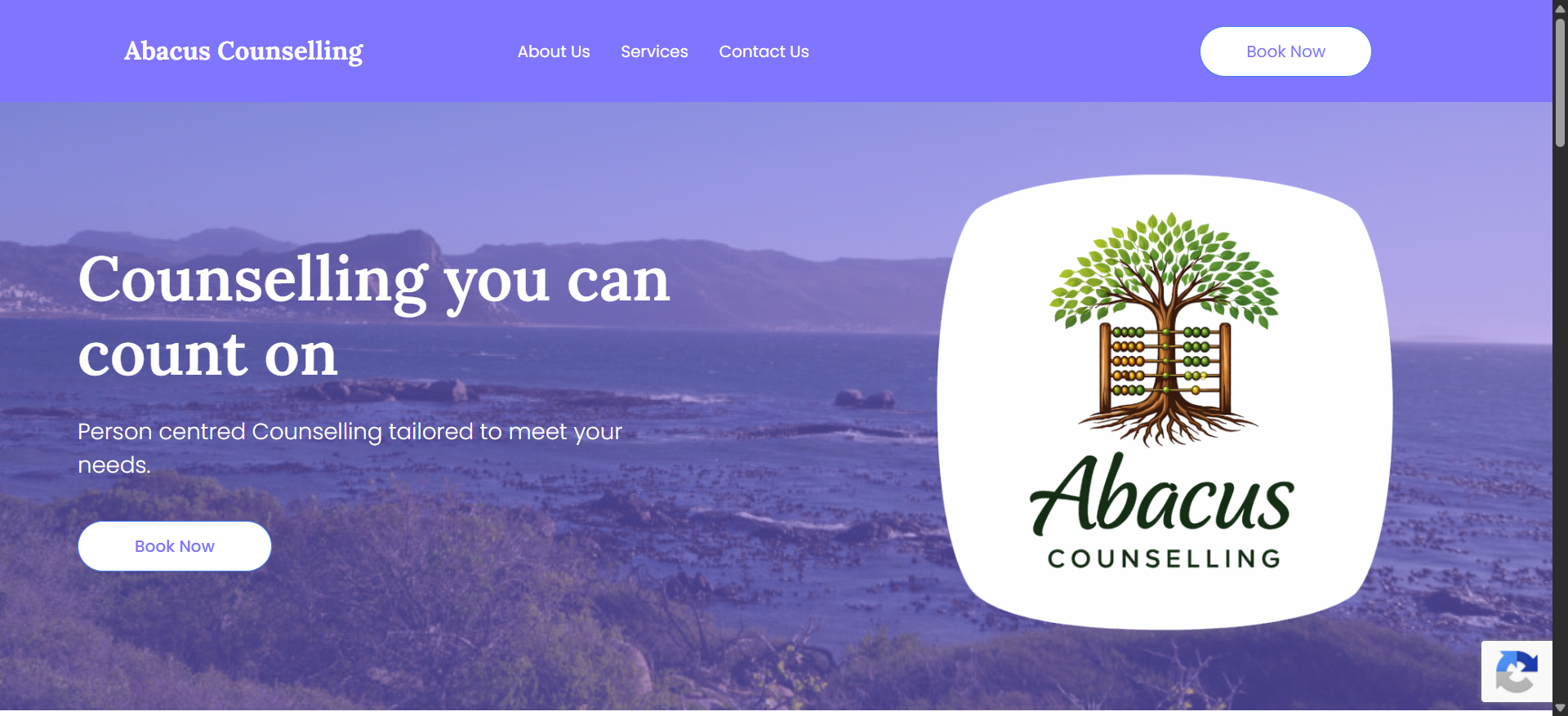 Abacus Counselling website preview