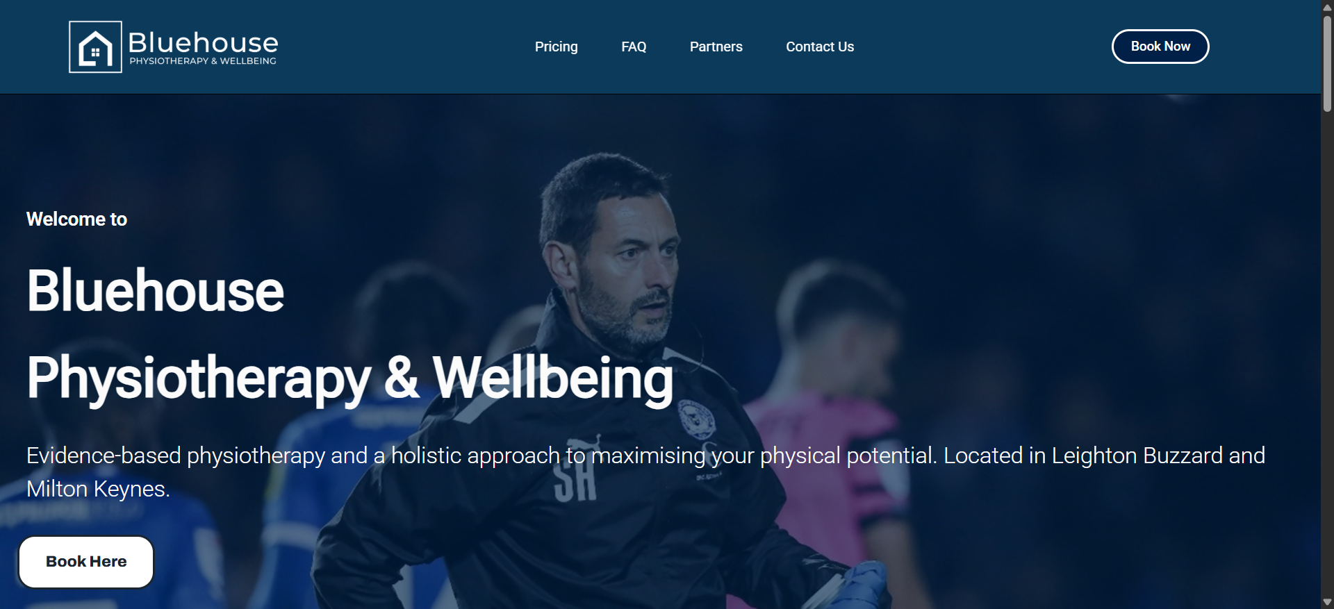 Bluehouse Physio website project