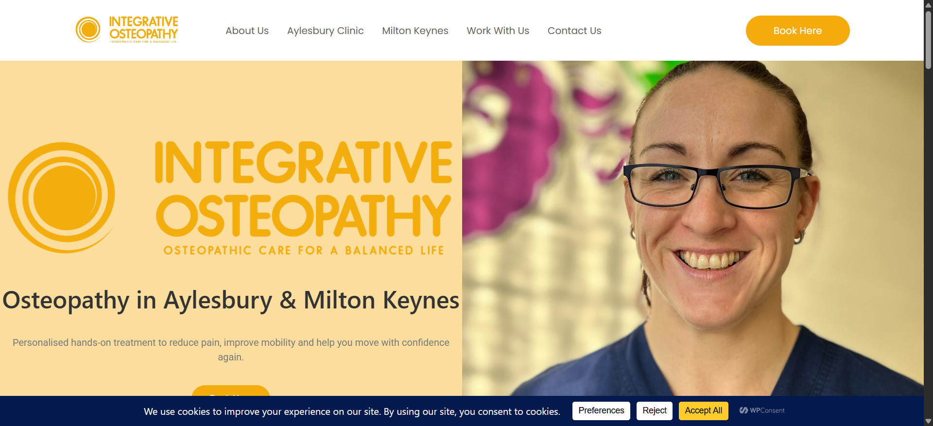 Integrative Osteopathy website project