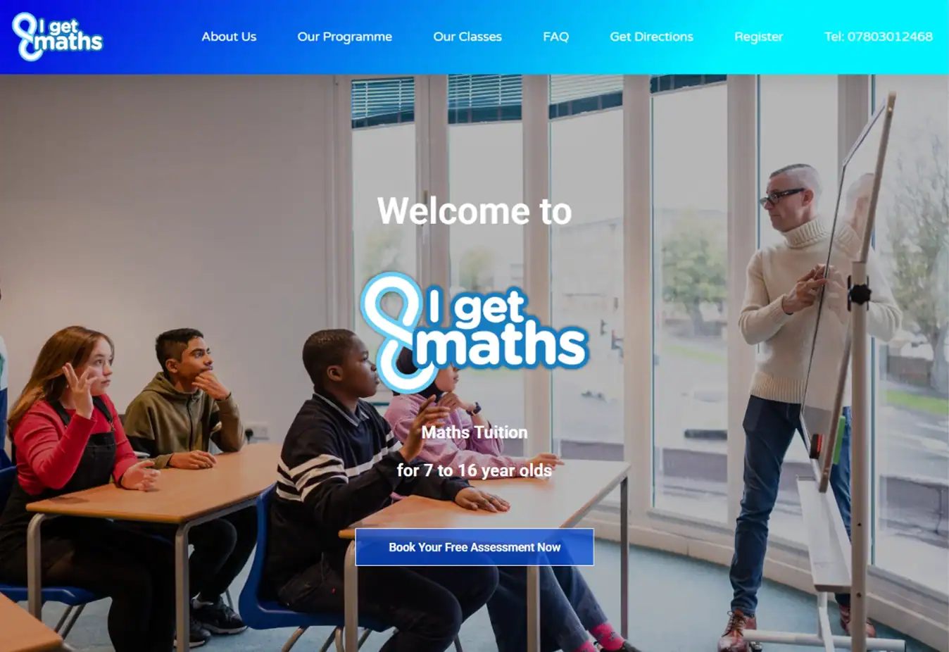 iGetMaths website preview