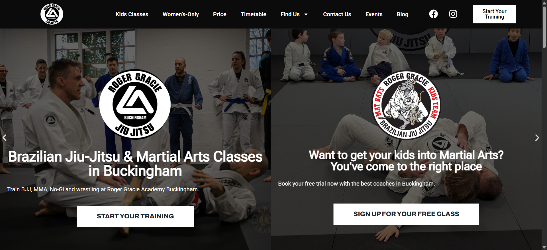 RGA Buckingham website project